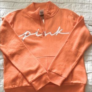 PINK Victoria's Secret Everyday Lounge 3/4 zip Pullover Top